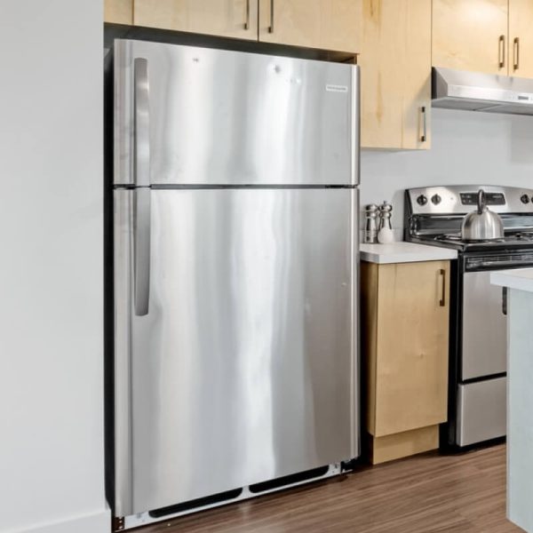 36" Side-by-Side Refrigerator and Freezer with 25 Cubic Ft. Total Capacity, Black - 图片 2